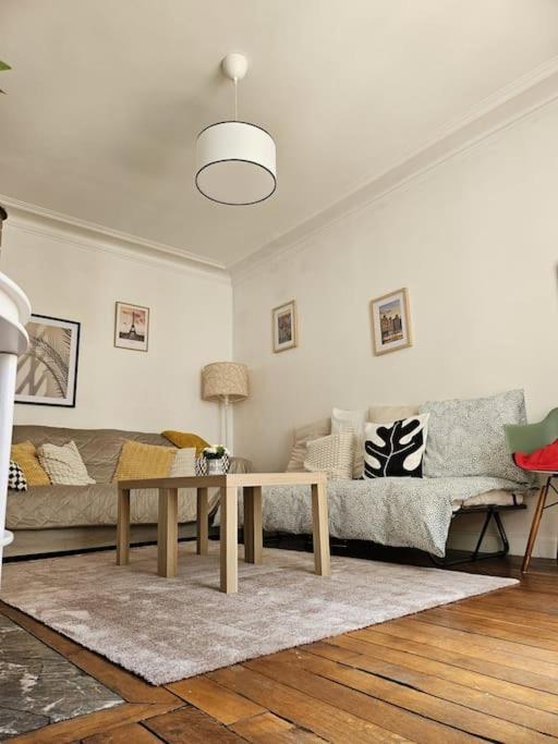 Charmant Nice Appartement 5 Personnes People Max Paris Bagian luar foto