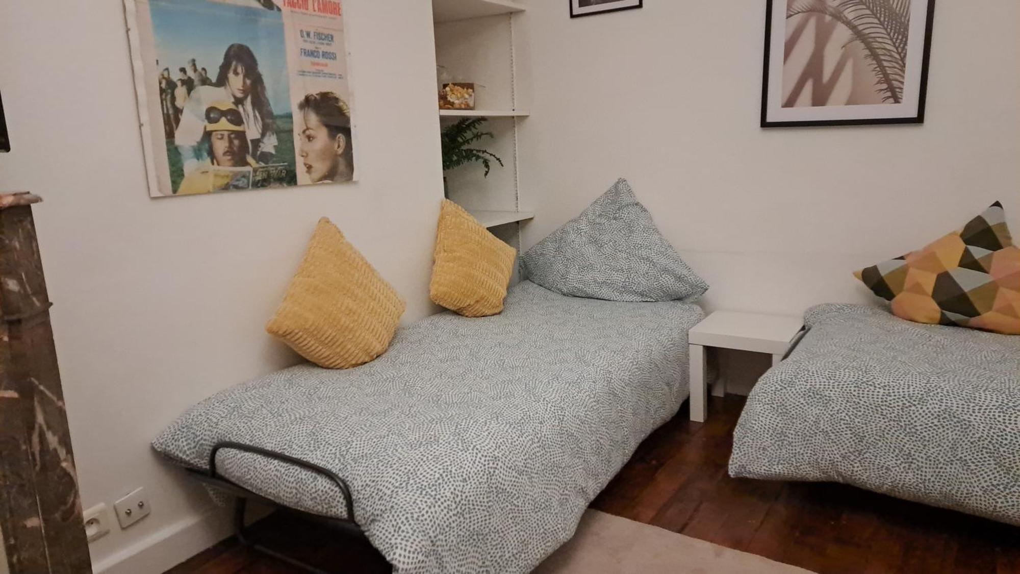 Charmant Nice Appartement 5 Personnes People Max Paris Bagian luar foto